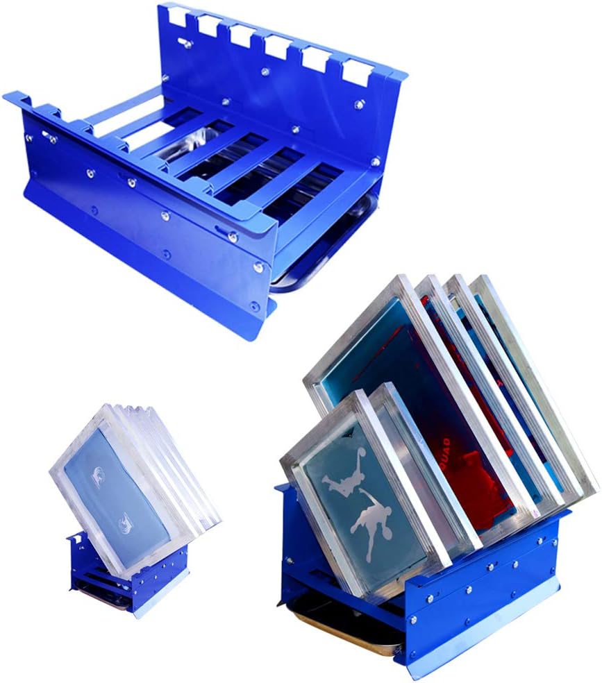 TECHTONGDA Screen Frame Drying Rack Drainer Rack for Silk Screen Printing Frame Holder Width Adjustable