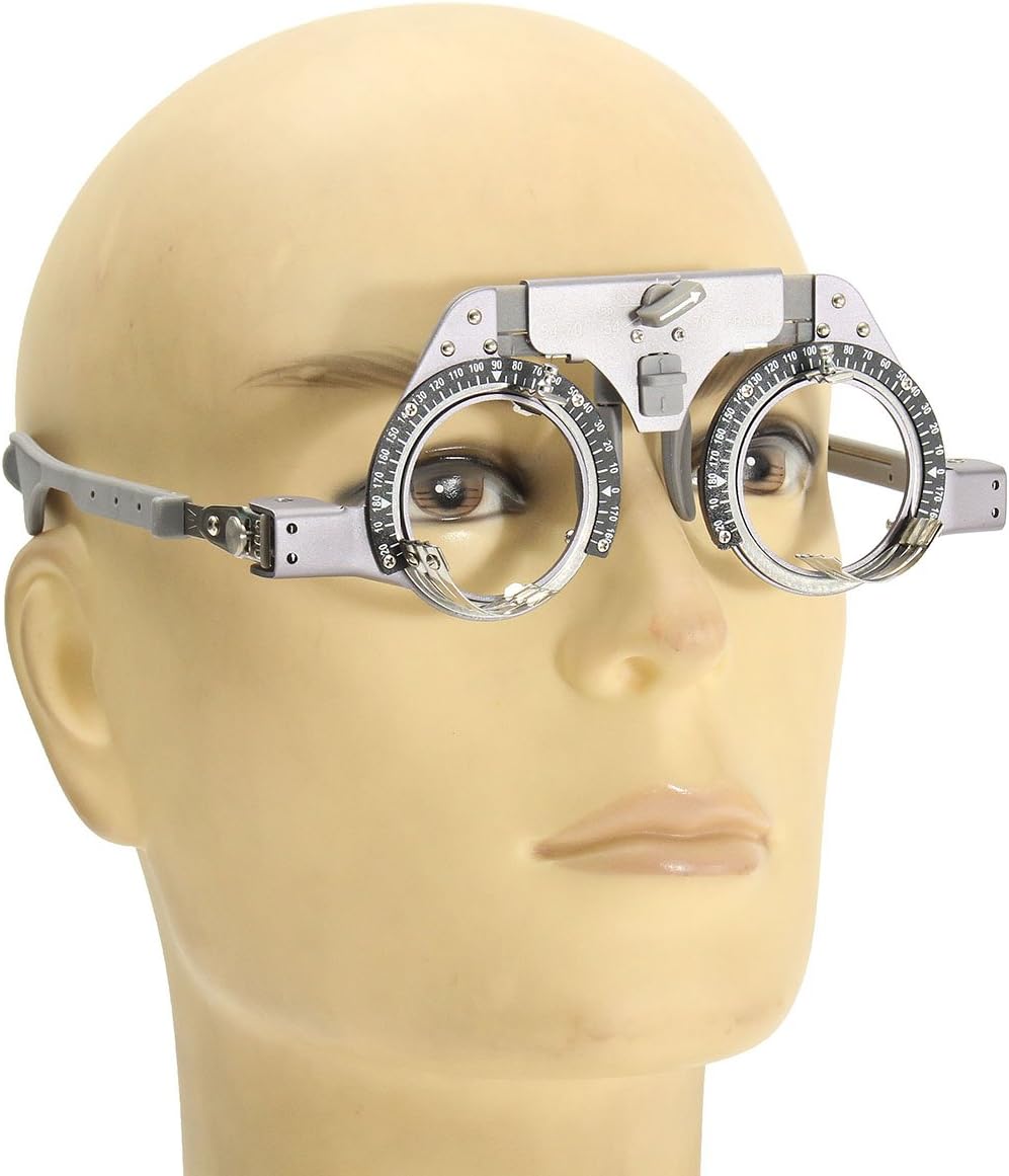 CGOLDENWALL Adjustable Trial Frame Optical Trial Lens Frame PD 54-70mm Pure Titanium Optical Titanium Optic Trial Eye Optometry Lens Frame Test Optician TF-BT Pack of 2