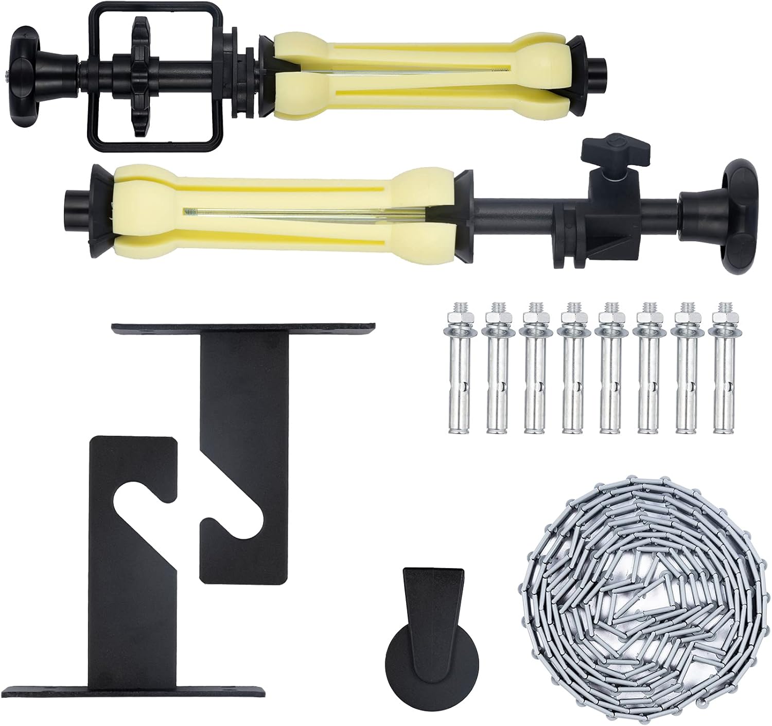 Goshoot Expand Backdrop Roller System, Photography 1 Roller Wall Mounting Manual Background Support System, Ceiling Background Holder for Video Studio Photography Pack of 2