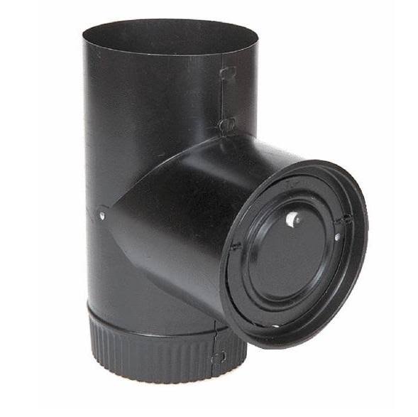 Field Controls Residential Draft Regulator Black 24 GA Steel 5 in.