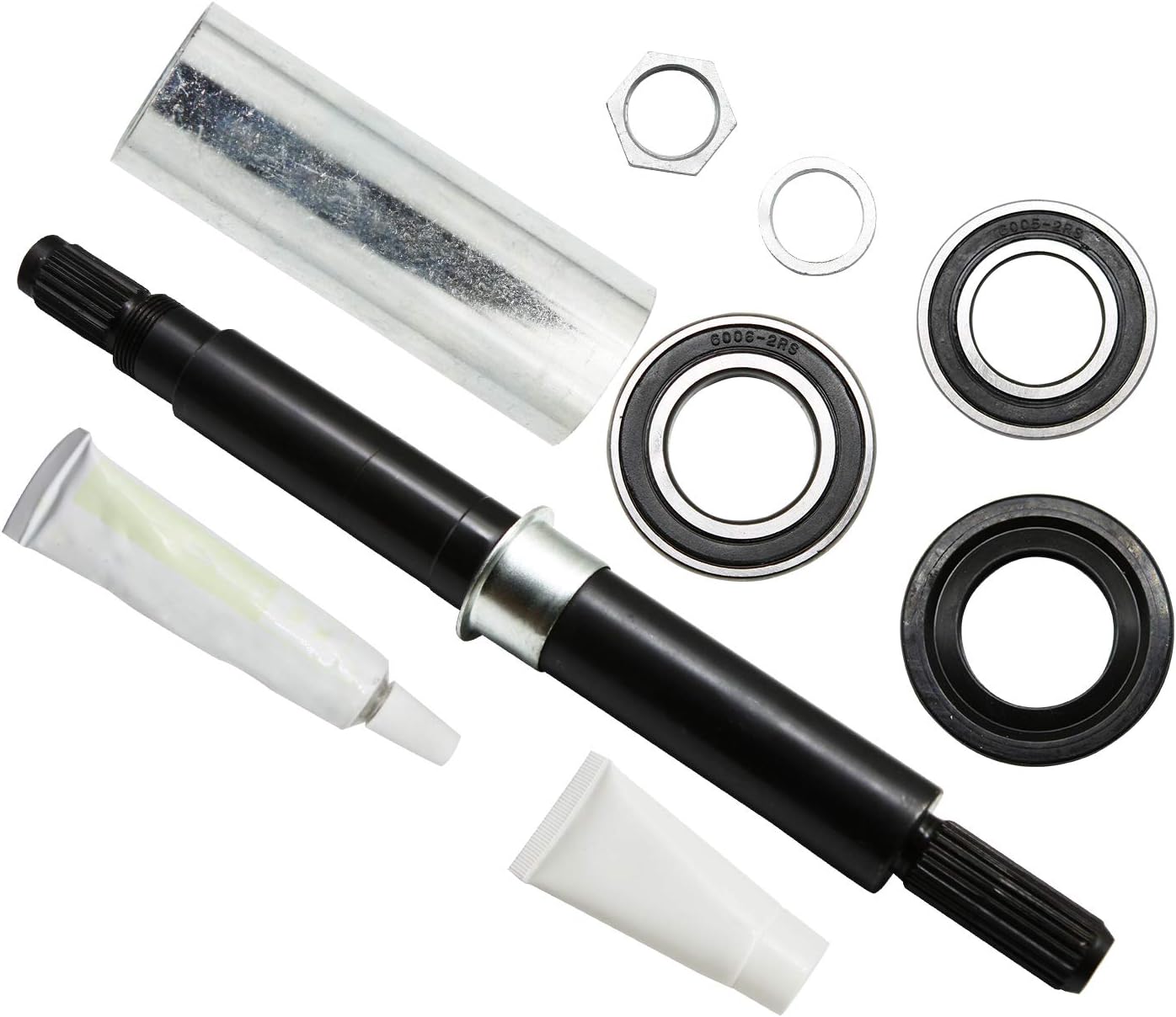 W10435302 Washer Tub Bearing Shaft & Seal Kit by Sikawai Compatible with Whirlpool Washing Machine Replaces W10435301 AP5325033 2118925