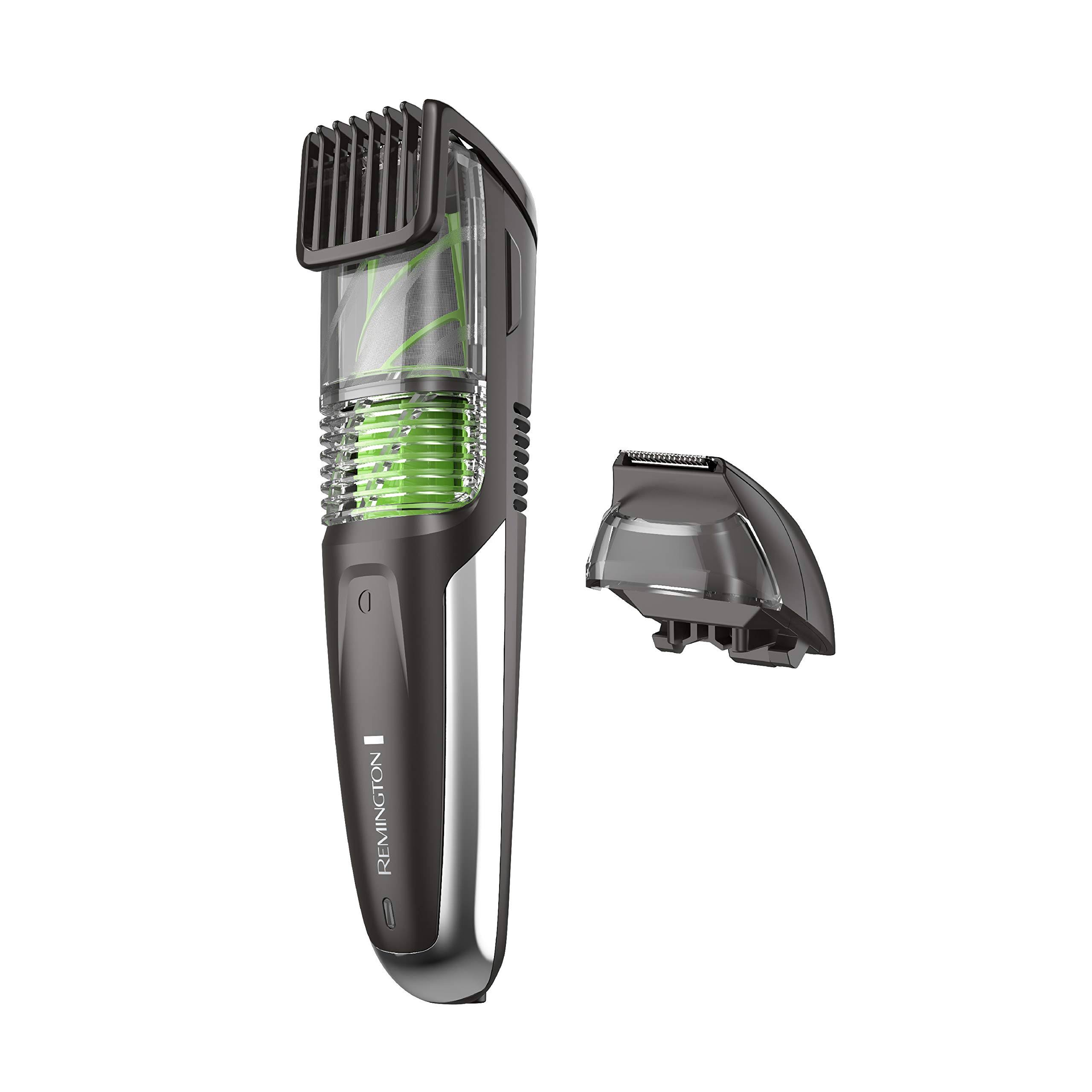 Remington MB6850 Vacuum Stubble and Beard Trimmer, Lithium Power and Adjustable