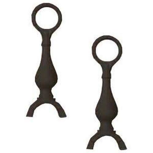 Napoleon ANIH Andirons, Painted Black