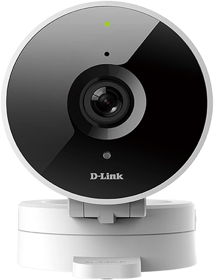 D-Link HD WiFi Indoor Security Camera, Cloud Recording, Motion Detection & Night Vision, Amazon Alexa (Echo Show/Echo Spot/Fire TV), Google Assistant (Chromecast) (DCS-8010LH-US) White/Black Pack of 2