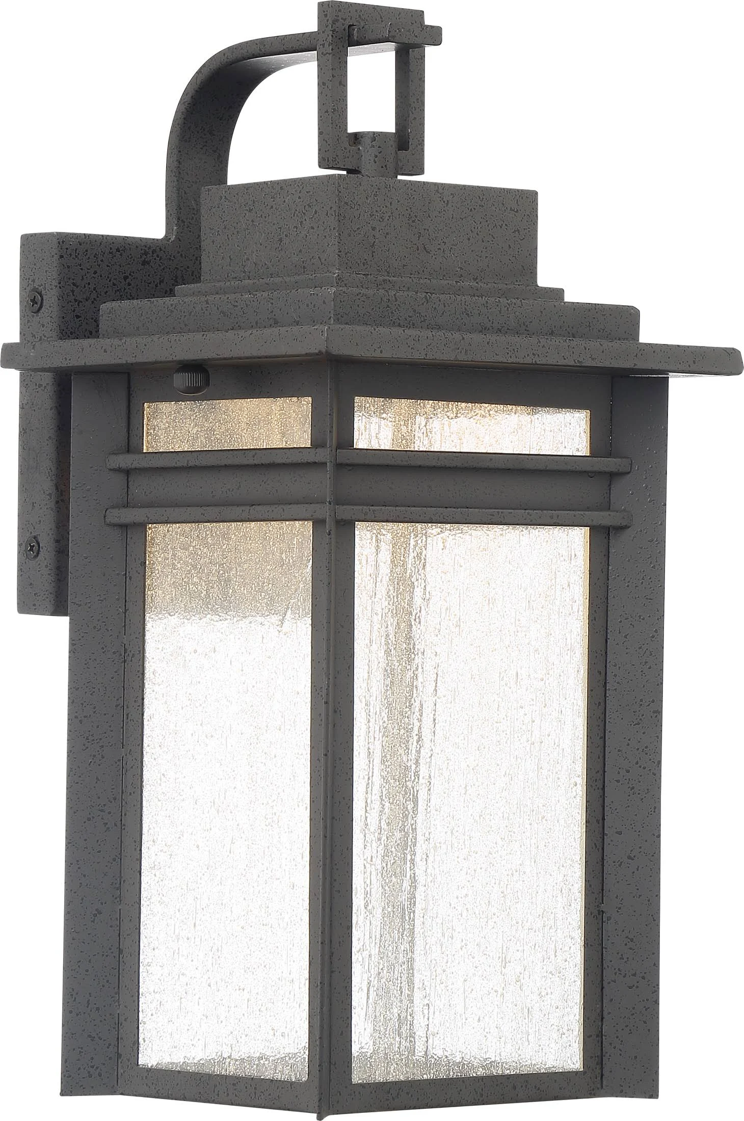 Quoizel - BEC8408SBK - LED Outdoor Wall Lantern - Beacon - Stone Black
