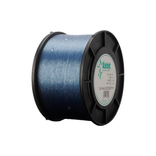 Ande Back Country Mono Line Blue - 100#2Lb Spool - BC-2-100