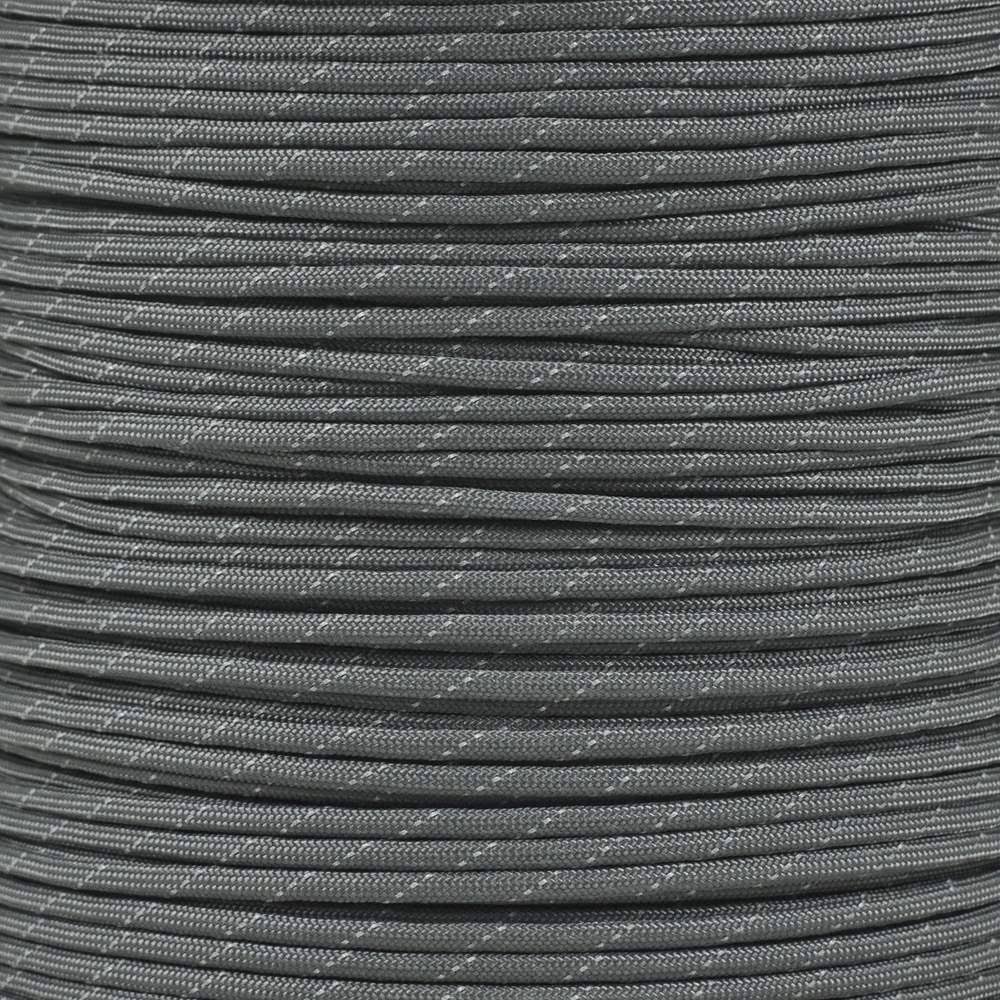 Charcoal Gray - 550 Paracord (Reflective)