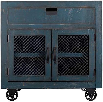 BOWERY HILL 2-Door Accent Chest in Blue