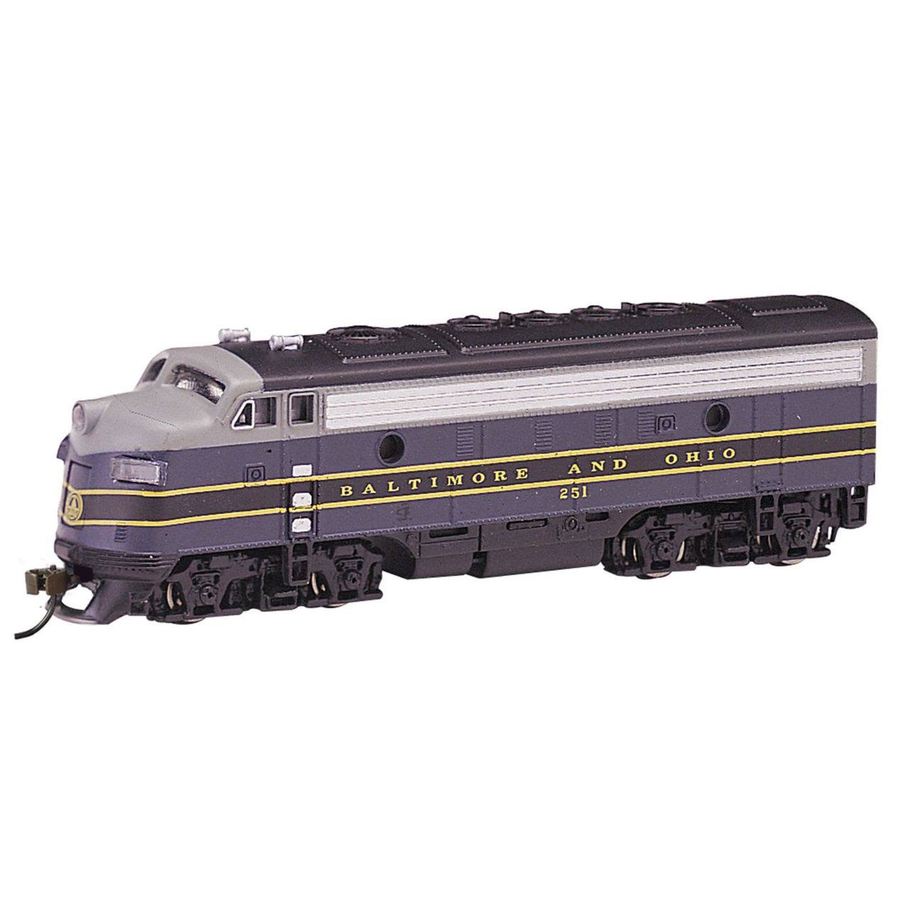 Bachmann Industries N F7A w/DCC, Bu0026O/Blue/Gray/Black