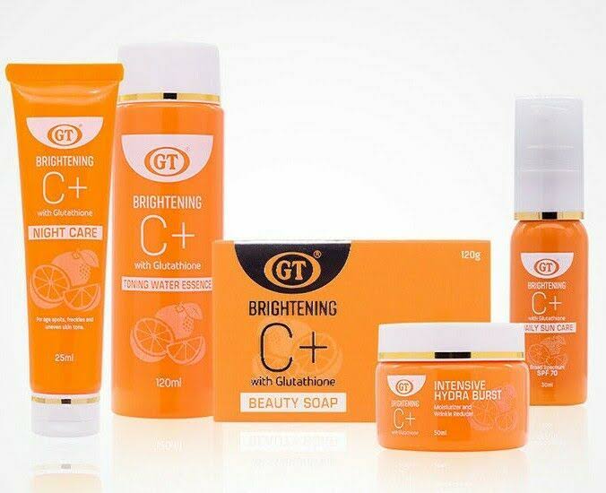 5 GT Body Skin Brightening Whitening C+ Glutathione Face Cream Soap Toner Spf70