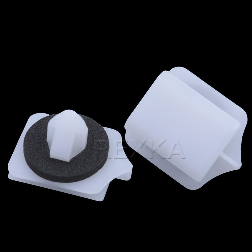 Rexka Door Cladding Moulding Clips with Sealer for Ford Edge Lincoln MKX (Pack of 15)