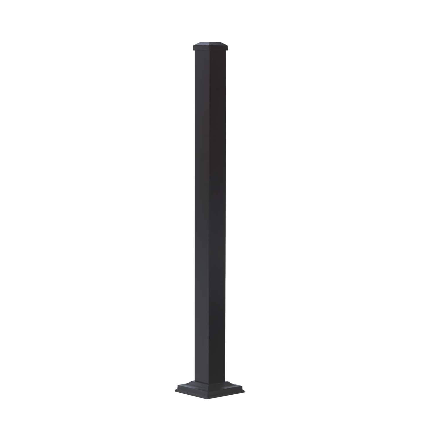 Deckorators ALX Classic Aluminum Post Kit for Stairs - Matte Black