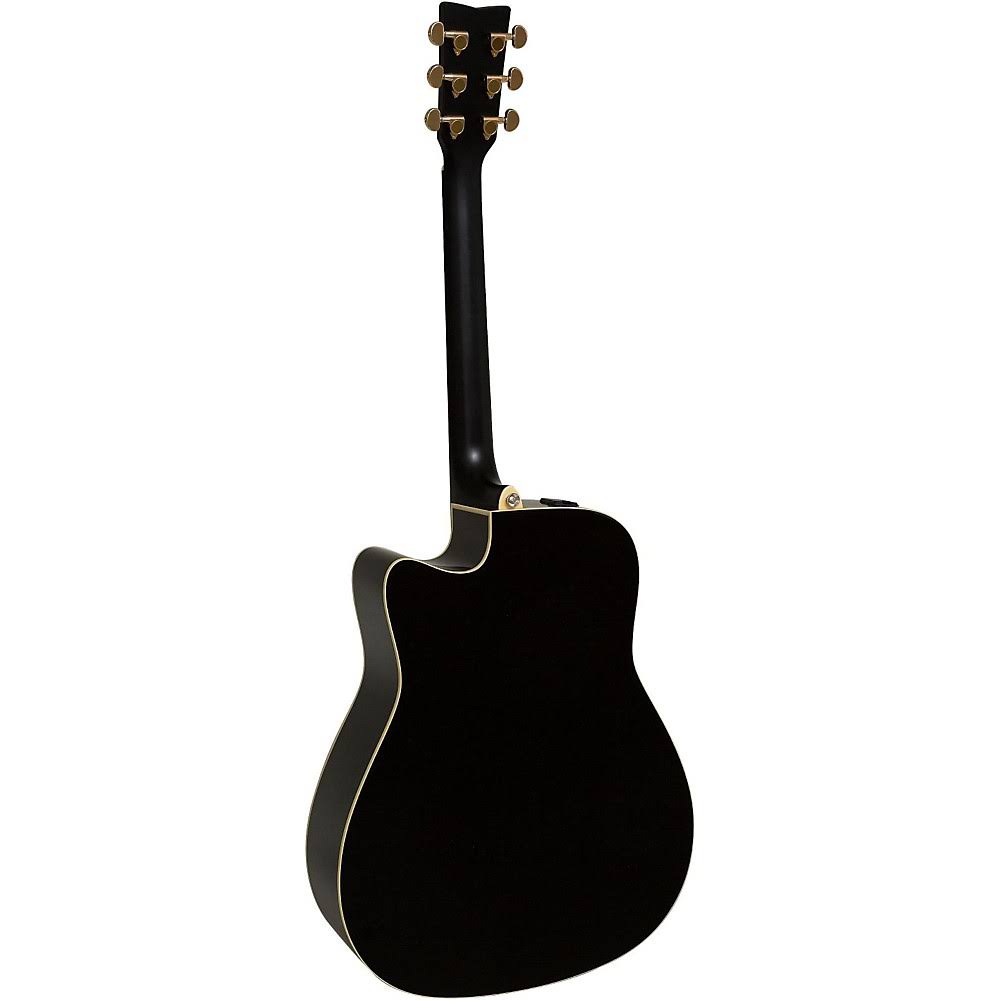 Yamaha Fx335c Dreadnought Acoustic-Electric Guitar Black