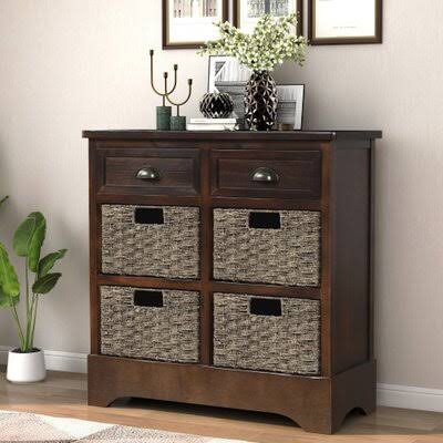 Huffine 6 Drawer Accent Chest Breakwater Bay Color: Espresso