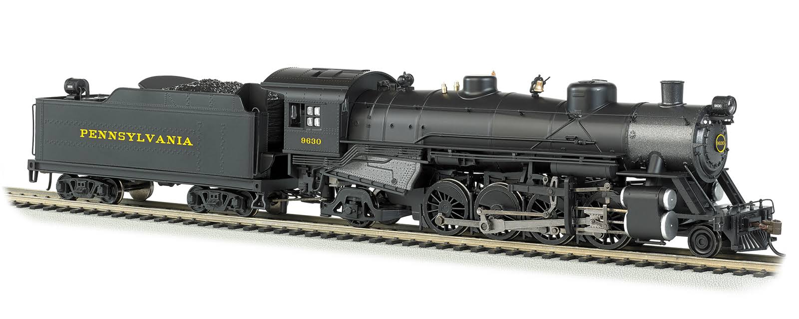 Bachmann 54303 HO Scale USRA Light 2-8-2 DCC Sound PRR 9630 Medium Tender