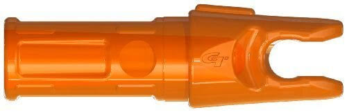 Gold Tip .246-Inch Accu-Lite Nocks (100 Count), Flo Orange