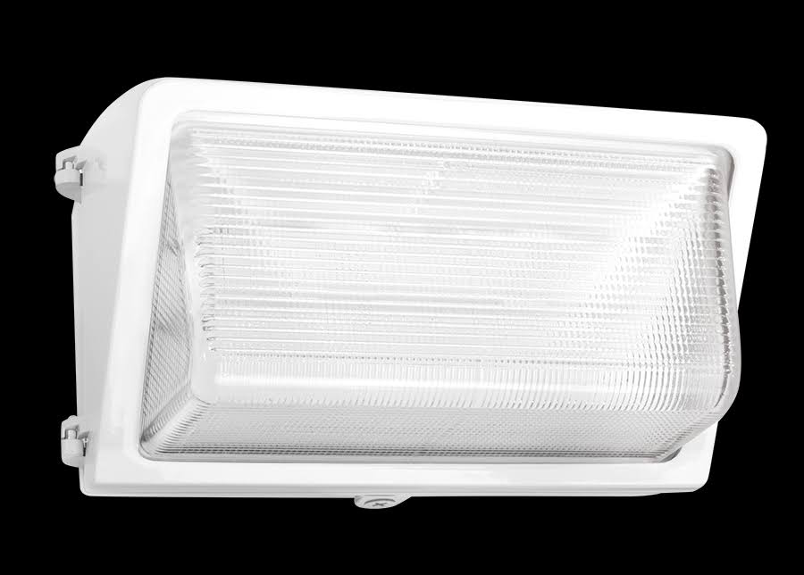 RAB Wallpack 110W Warm 277V Swivel Photocell LED with Glass Lens White (WP3LED110YW/PCS2)