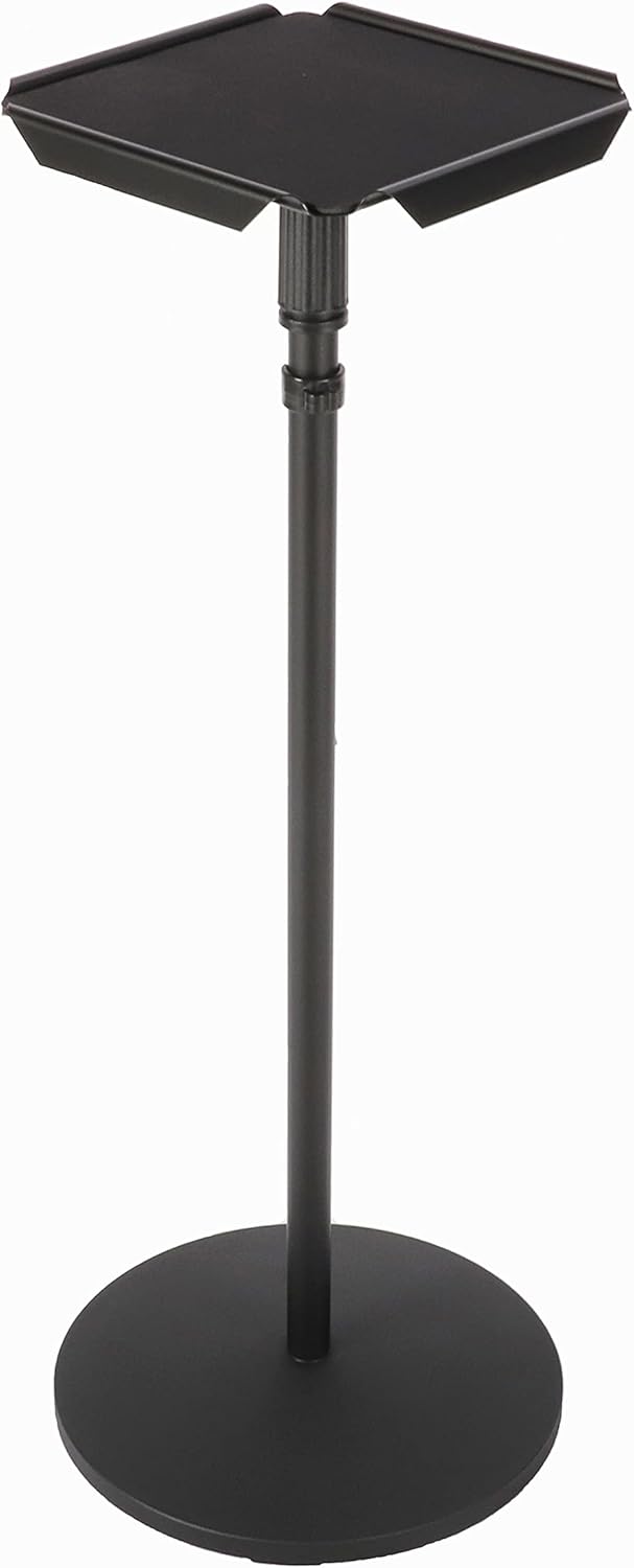 Bimiti Projector Stand Universal Laptop Floor Stand with Adjustable Height 33.5 to 59 Inches, Computer, Book, DJ Equipment Holder for Stage or Studio Use Pack of 2