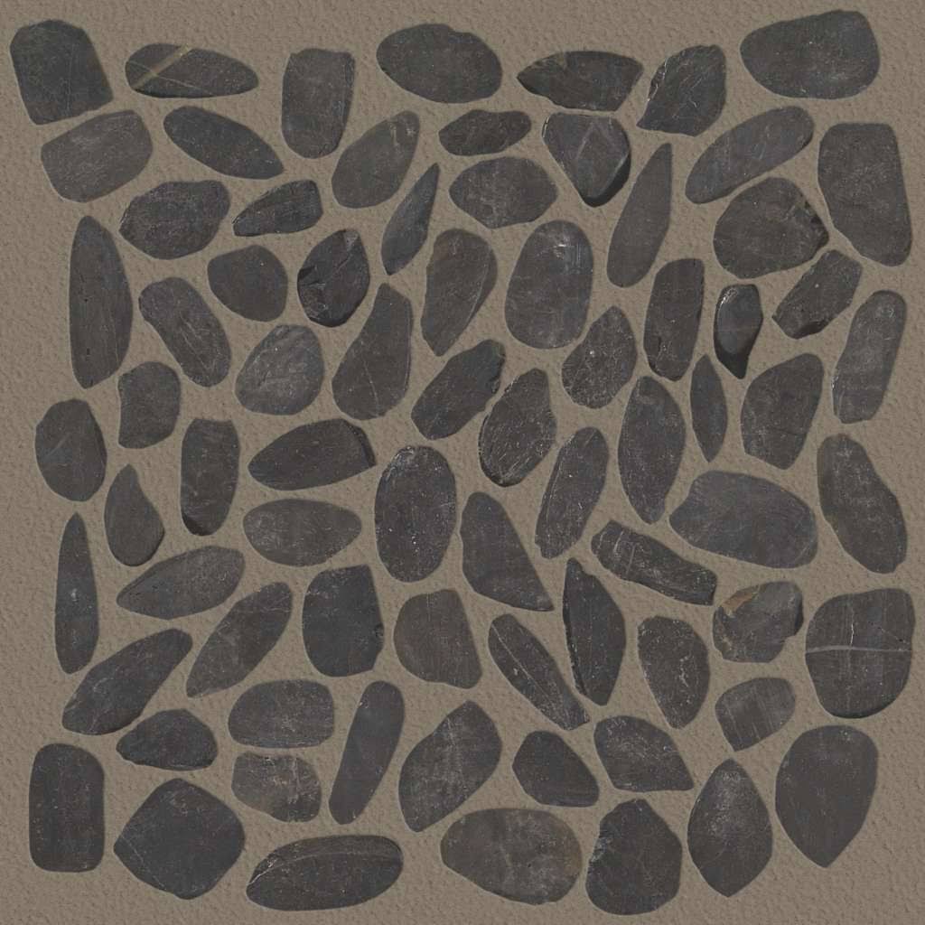 Shaw Floors Pebble Honed Volga Black Tile u0026 Stone
