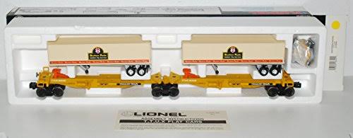 Lionel 6-16345 Southern Pacific TTUX Flatcar u0026 Golden Pig Service Trailers SP O