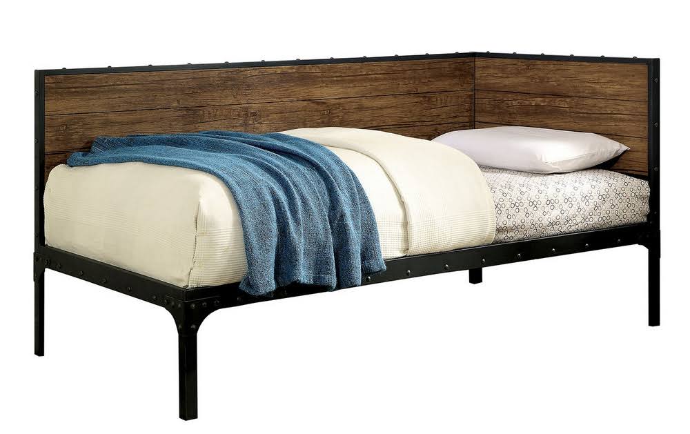 Furniture of America Elsie Black Daybed CM1029