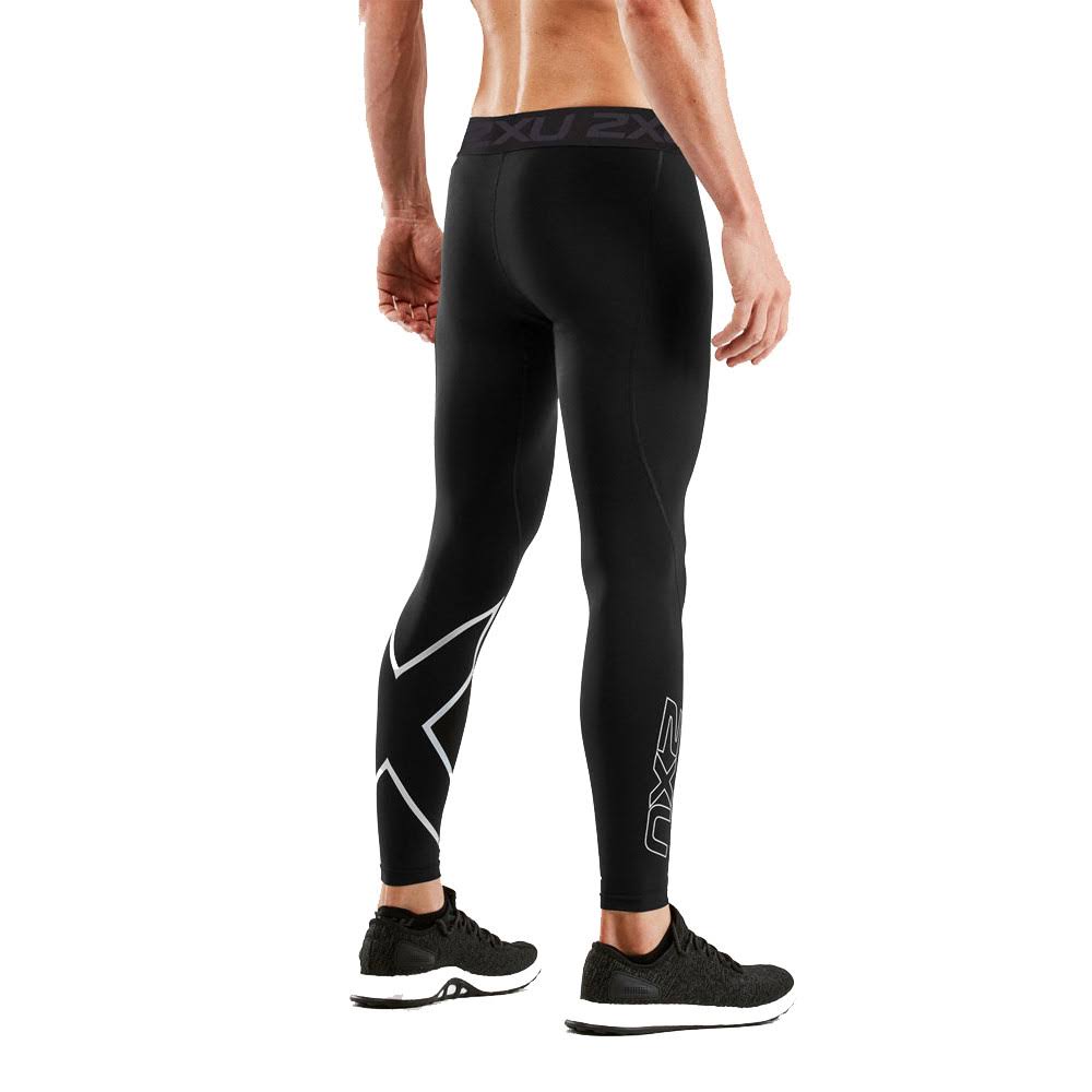 2XU Thermal Compression Tights - Black/Silver - x Small