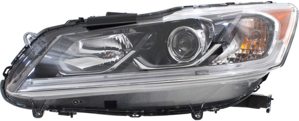 For Honda Accord Sedan 2016 2017 Headlight Assembly Halogen LX Driver Side DOT Certified