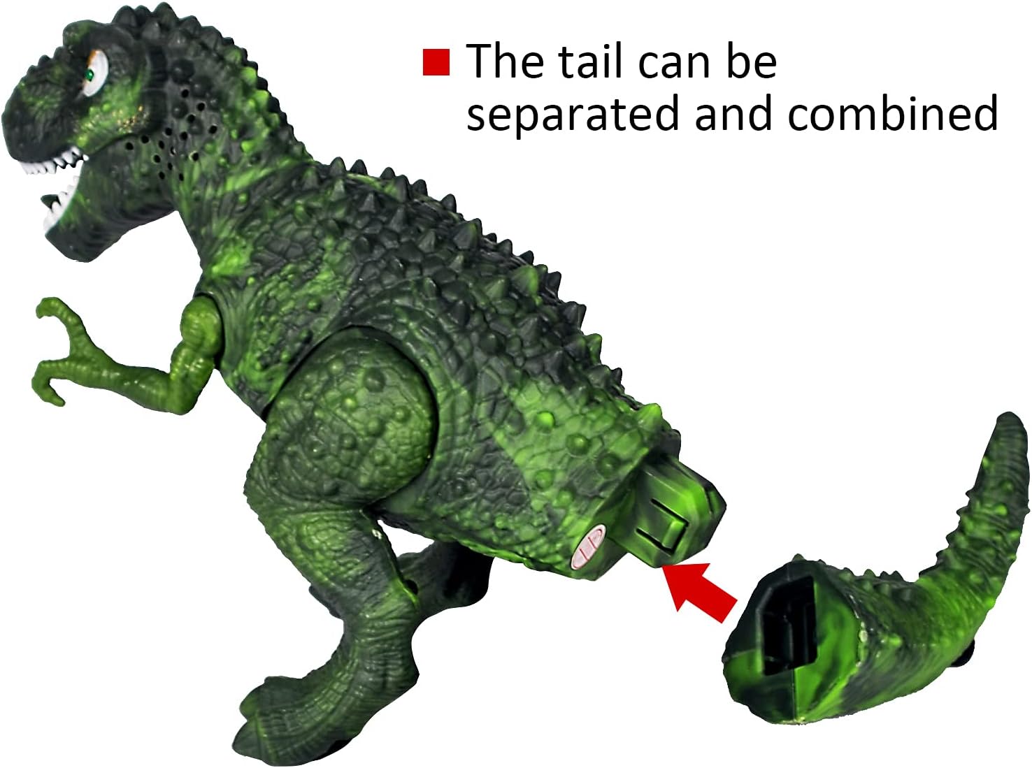 Walking Electronic Dinosaur Toy, Dinosaur T-Rex Interactive Robot Dino, Talking Moving Toys Light Up Realistic Roaring Sound for Kids 3 4 5 6 7 8+ Boys Girls Toddlers Gifts