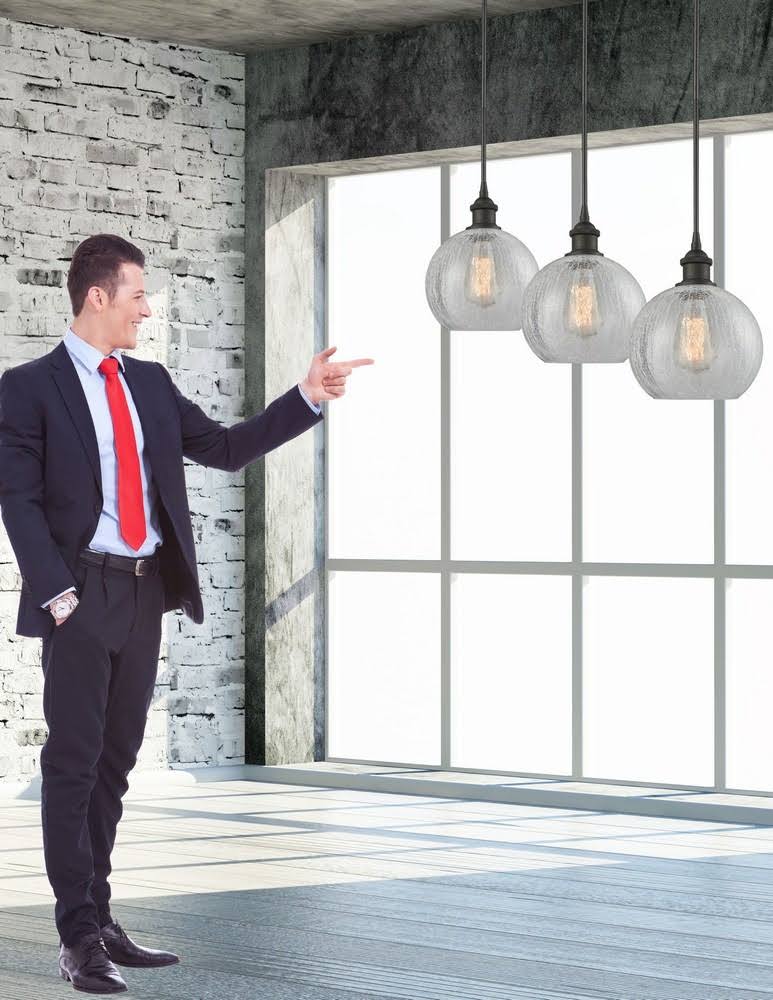 Innovations Lighting 213-AC-G72 Large Bell - 40.5 inch 3 Light Island