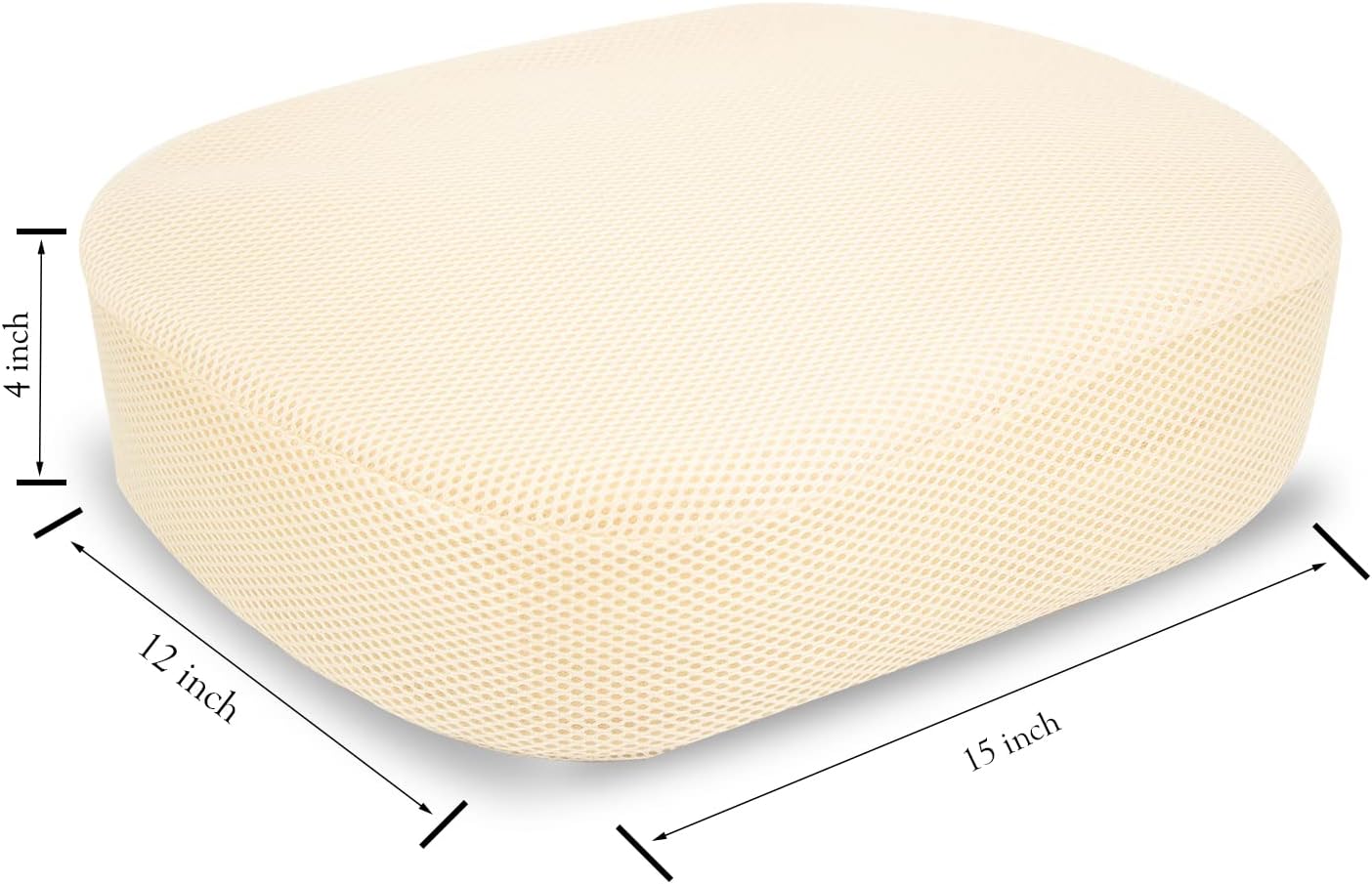 LMLFTrend Hot Tub Booster Seat for Adults Comfort Spa Seat 3D Weighted Material Filled with Marble Non-Slip Submersible Stability Pack of 2