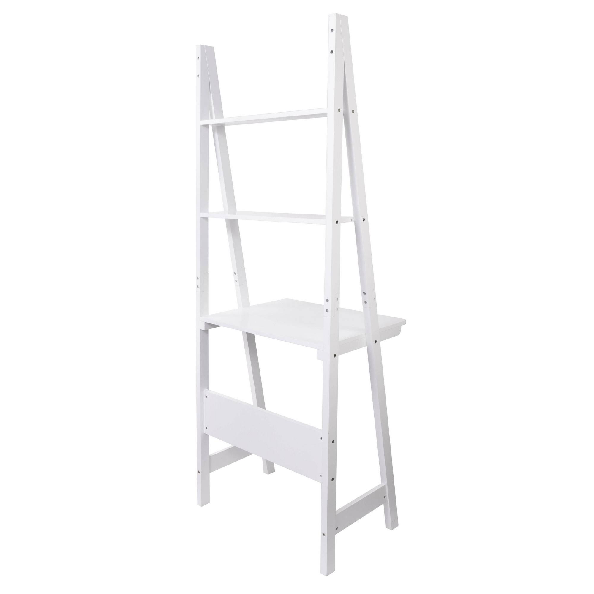 kieragrace Providence Hart Floor Shelf and Desk - White