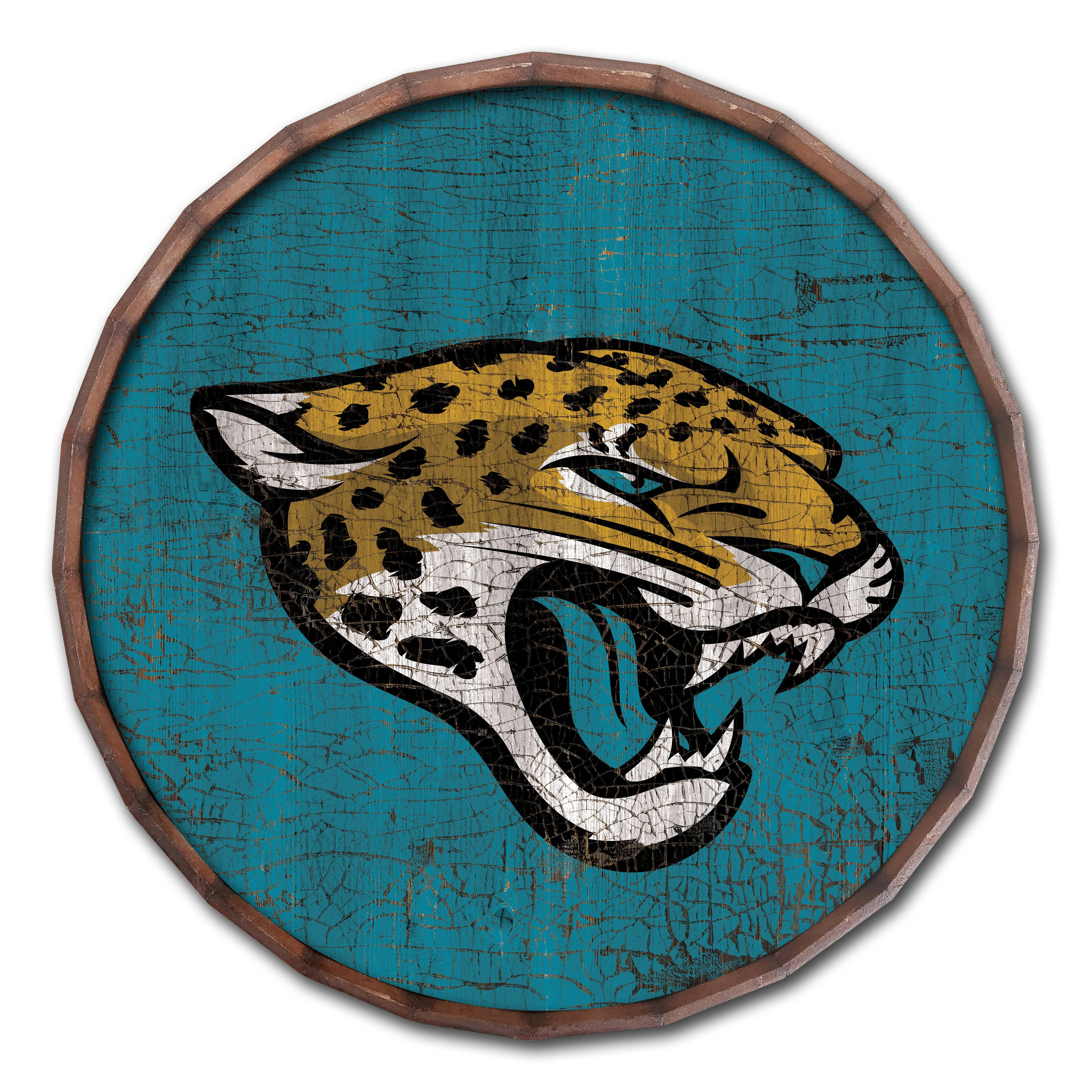 Jacksonville Jaguars Cracked Color 24x22 Barrel Top