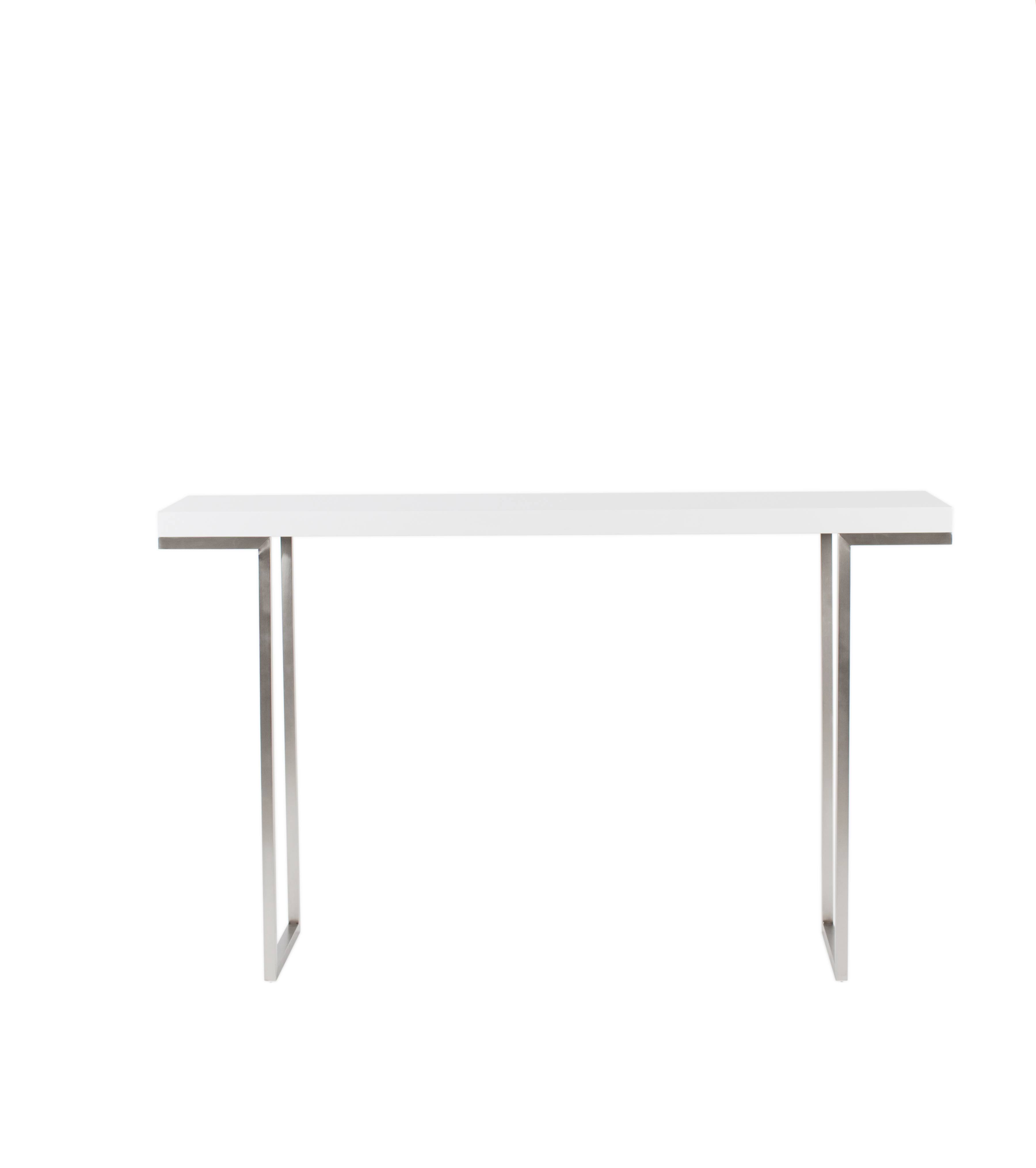 Moe&s Home Collection Repetir Console Table White Lacquer