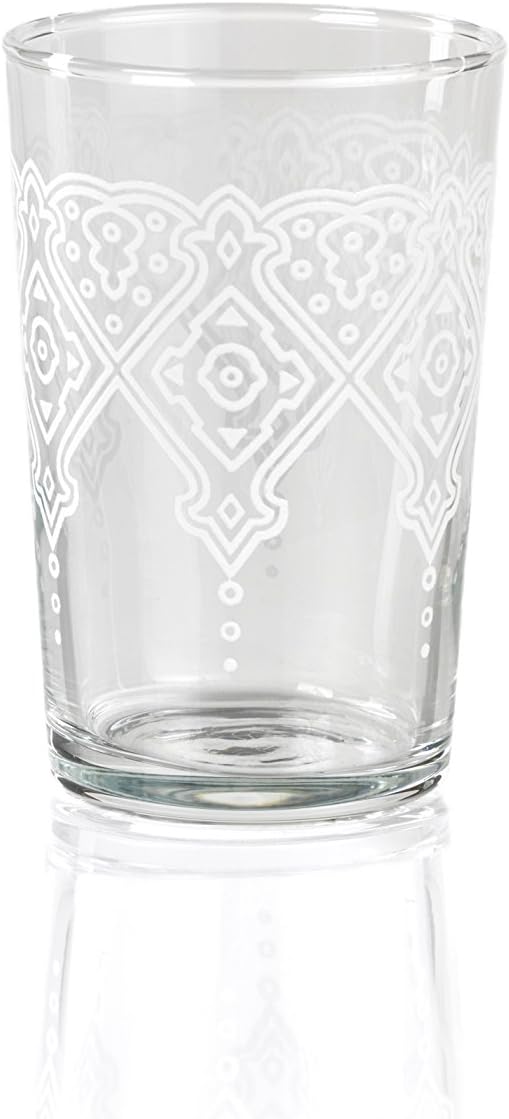 Zodax MC-139 Mazagan Glass Tealight Holders (Set of 6), Clear, 6 Piece Pack of 2