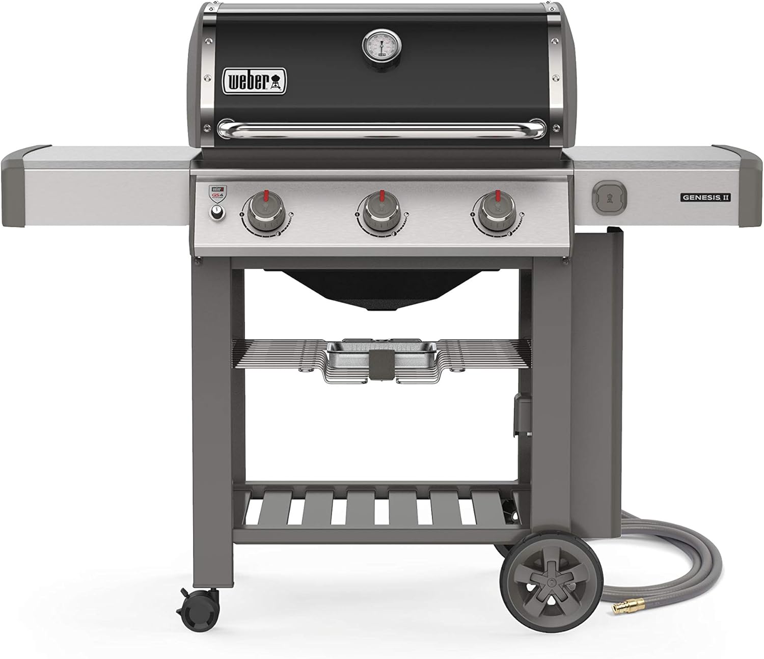 Weber 61011001 Genesis II E-310 Liquid Propane 3-Burner Grill, Black