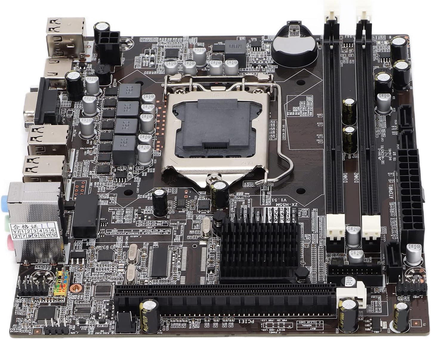 Desktop Motherboard, Memory Type DDR3 CPU Built in Display Chip 4 Pin Power Interface Supports for Socket 1156 Interface Processor.