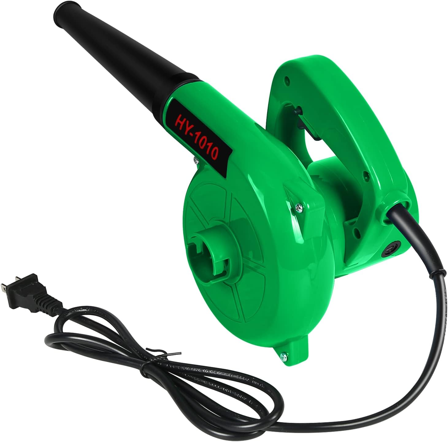 Corded Electric Leaf Blower,2-in-1 Handheld Vacuum/Sweeper, 13000r/min,400W 110V Multifunctional Blower,for Blowing Leaf/Snow, Dusting (Blue)