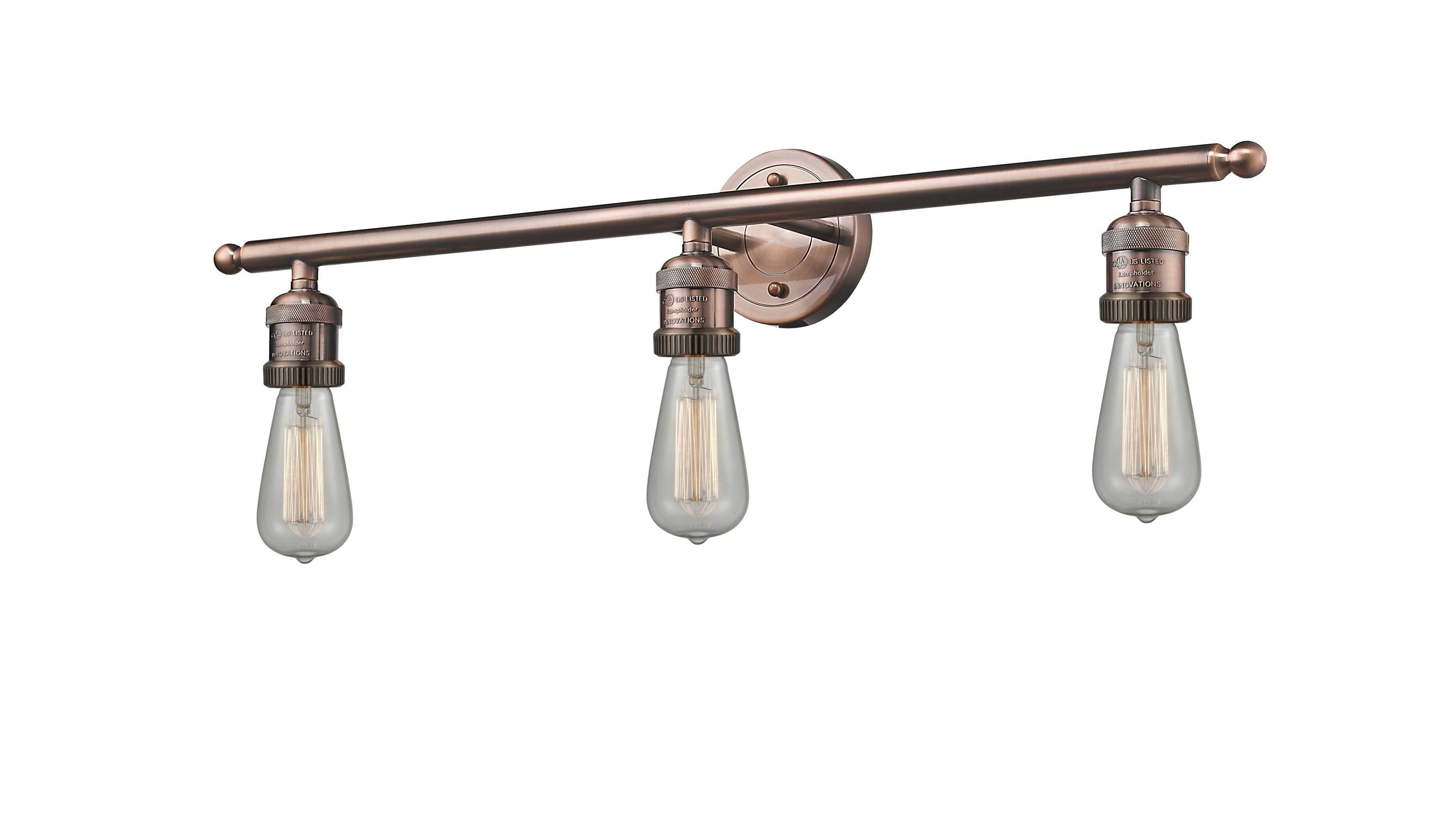 Innovations Lighting-Bare Bulb 3 Light Bath Vanity Light-204-AC