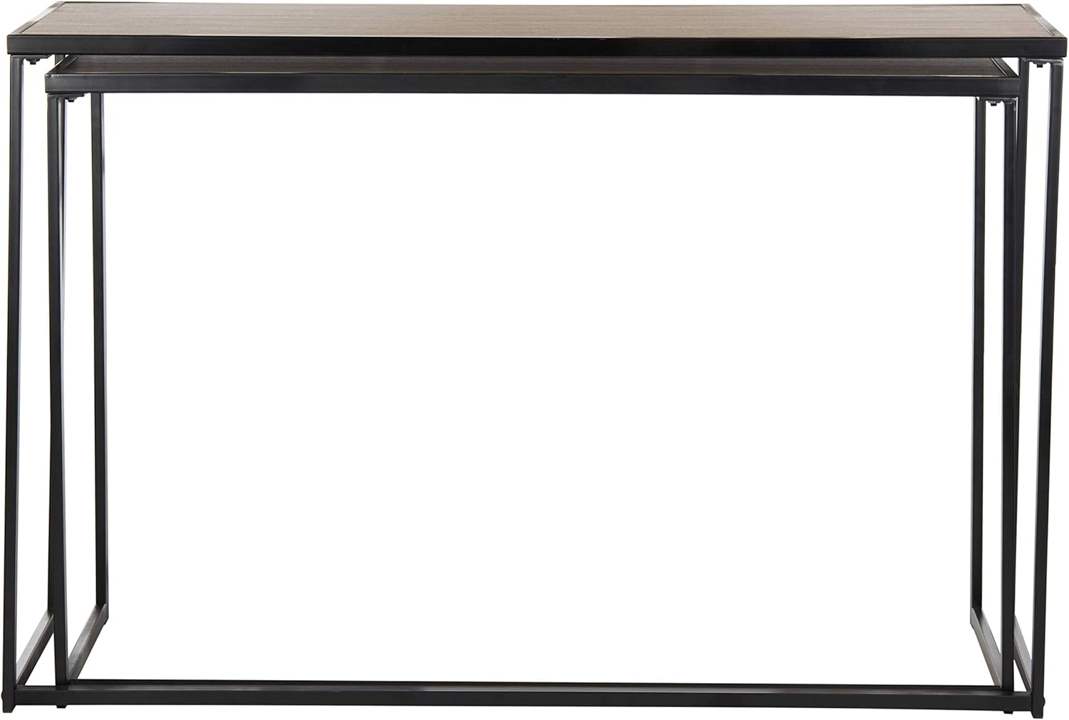 Safavieh Home Collection Garin Light Brown Rectangle Stacking Console Table