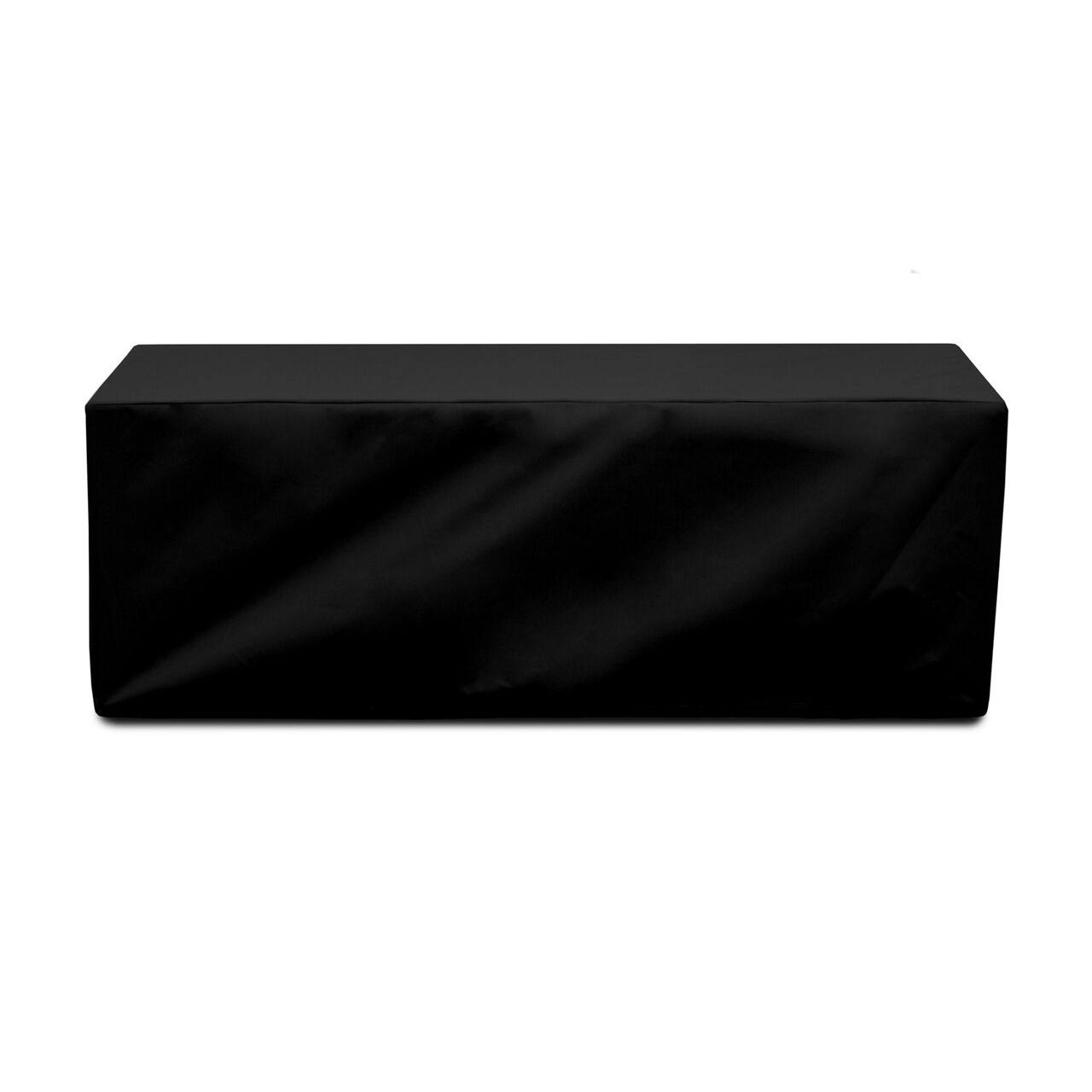 KoverRoos 96x22Wx25x22Dx36x22H Weathermax Backless Bench Cover - Black 74207