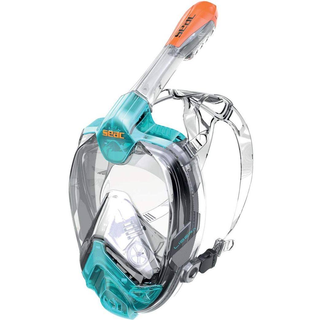 Seac Libera Full Face Mask Aquamarine/Orange / S/M