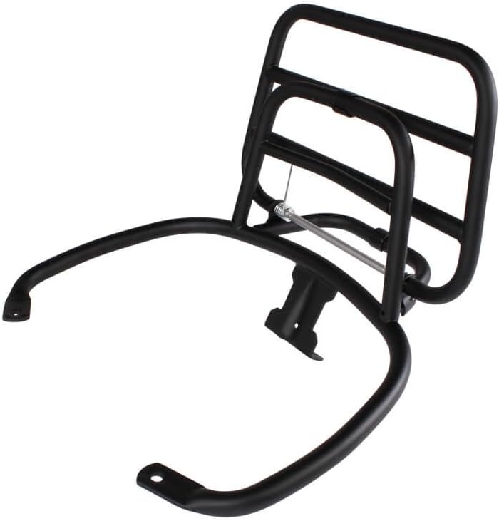 Prima Rear Rack (Fold Down, Black); Vespa GTS