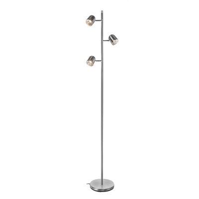 Beacsfield 63x22 LED Tree Floor Lamp Ebern Designs Base Finish: Brushed Nickel