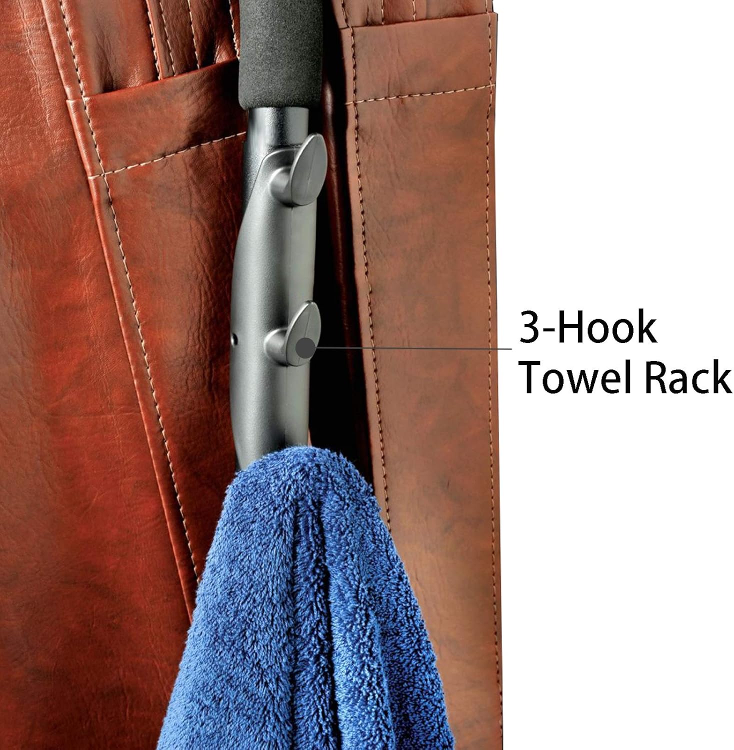 REGMICS Spa Cover Lifts - Pivot Top Mount Spa & Hot Tub Cover Lift Removal System Reinforced Brackets with 3 Hook Towel Rack Fits Most Spas & Hot Tubs