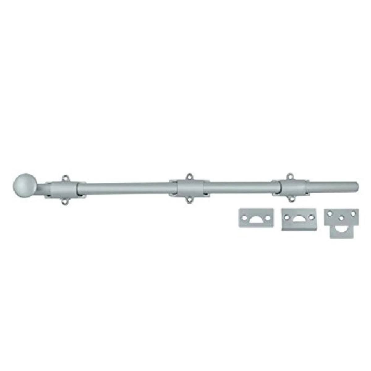 Deltana 18SB26D 18 inch Heavy Duty Surface Bolt Brushed Chrome