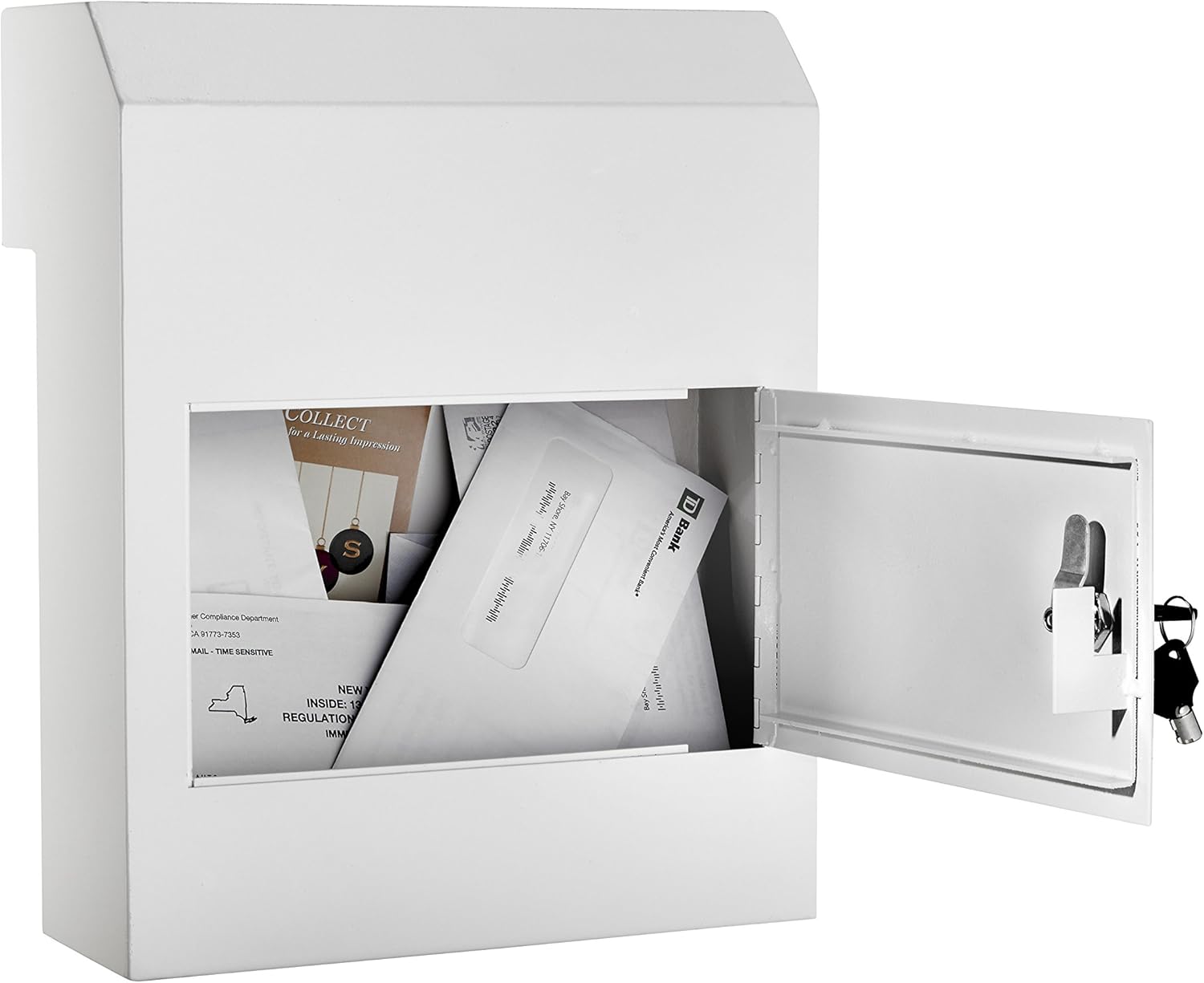 AdirOffice Through-The-Door Safe Locking Drop Box (Black)