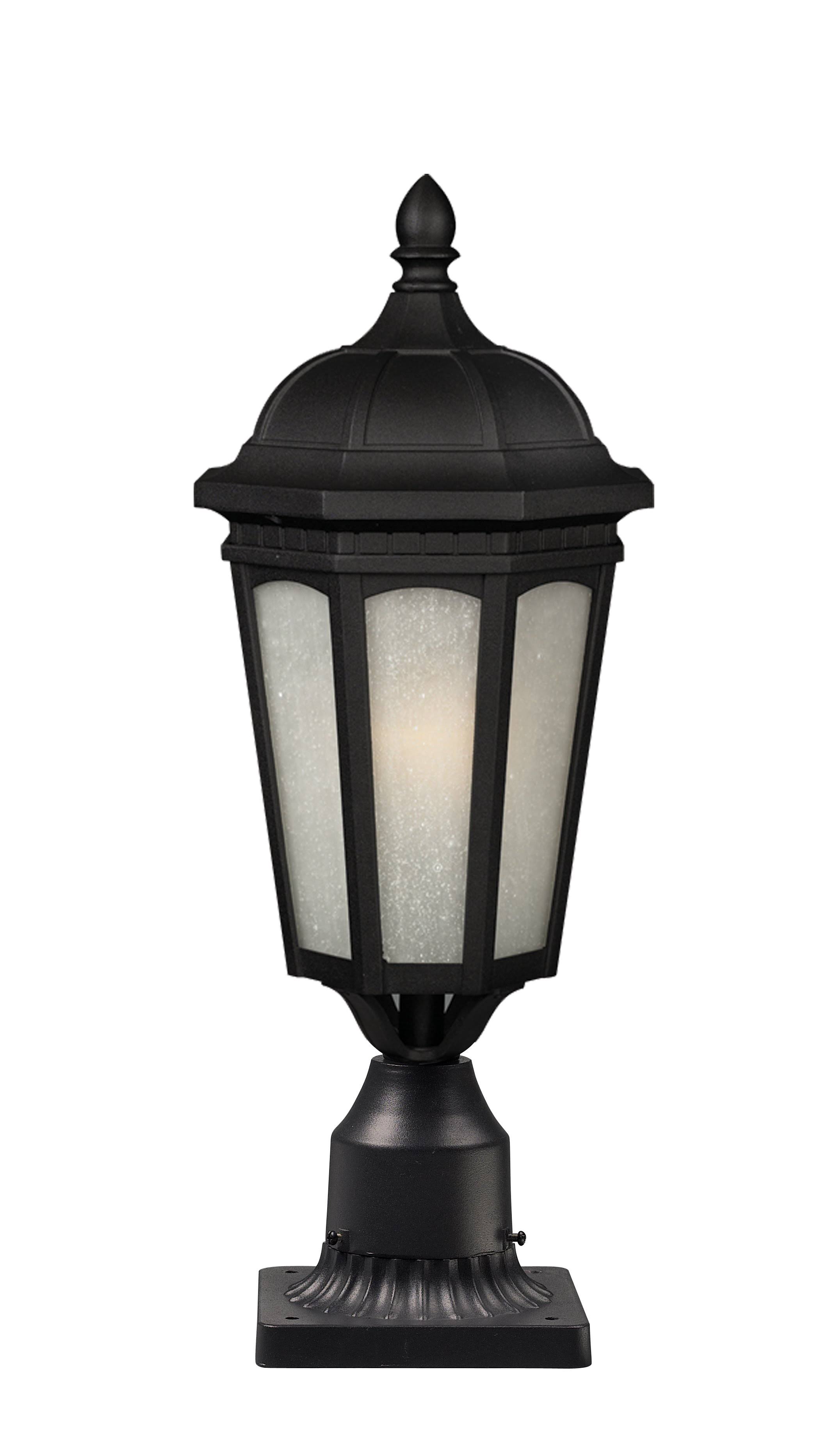 Z-Lite 508PHM-BK-PM Newport Outdoor Post Light, Black