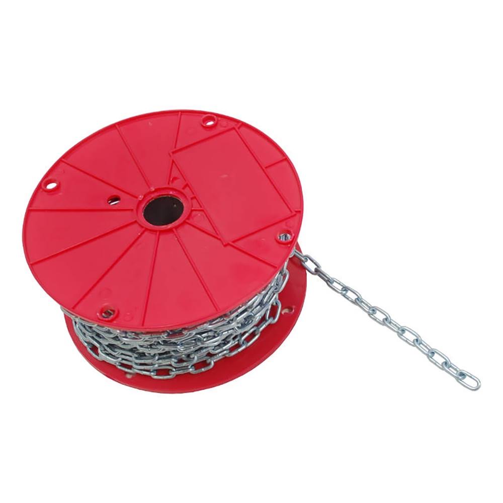 4x100' Machine Chain Straight Link Electrogalvanized EGSLMC4