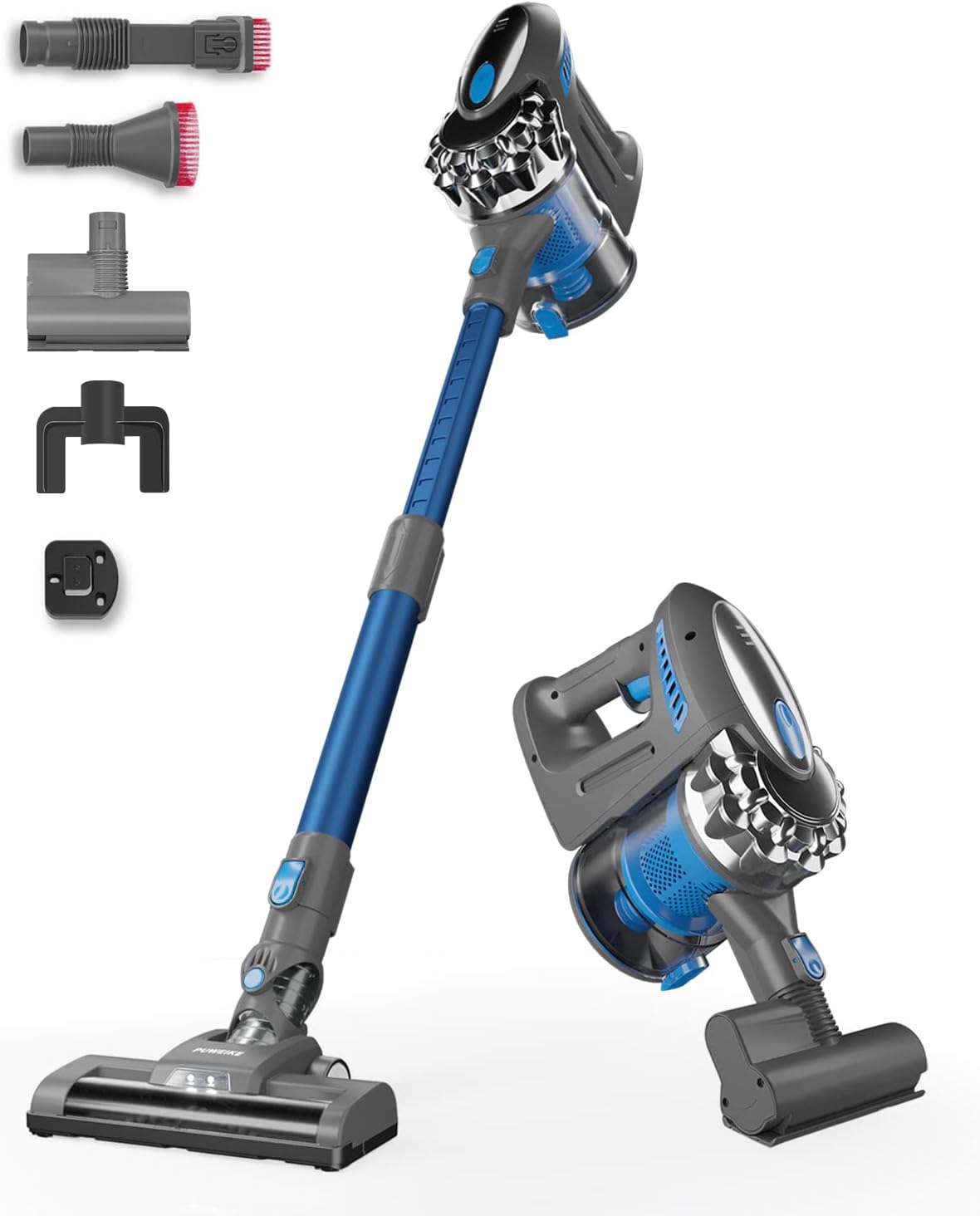 Stick Cordless Vacuum Cleaner with Detachable Battery, 23Kpa Powerful Suction Wireless Vacuum, Air Purification Pet Vacuum, Lightweight Handheld Vaccum for Car, Pet Hair, Carpet, Hard Floor