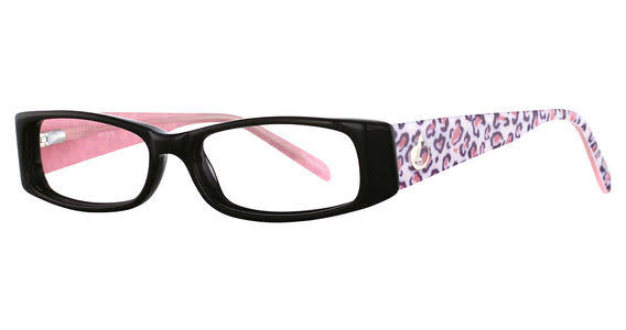 K-12 by Avalon 4068 Plastic Kids Eyeglasses, Black/Pink Leopard